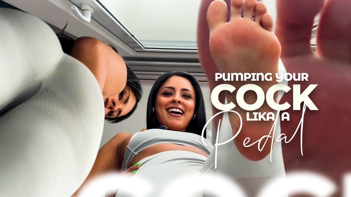 i Stomp Your Load - Mistress Enola [ POV FOOT JOI - FEMDOM - PEDAL PUMPING ] 4K