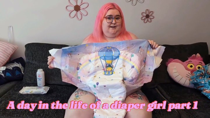 A day in the life of diaper girl Daisy (Part 1 - morning routine)