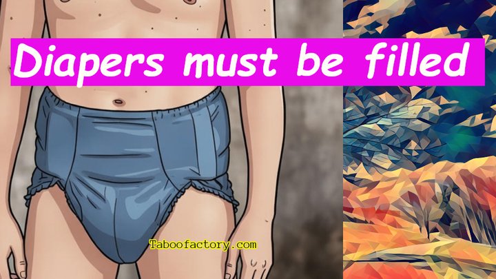 Diapers must be filled