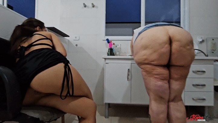 FARTING DOMINANT MATURE BBW HUMILIATES HER MAID IN THE KITCHEN - BBW BARBARA COLOSSOS - CLIP 4 - NEW JANUARY 2026