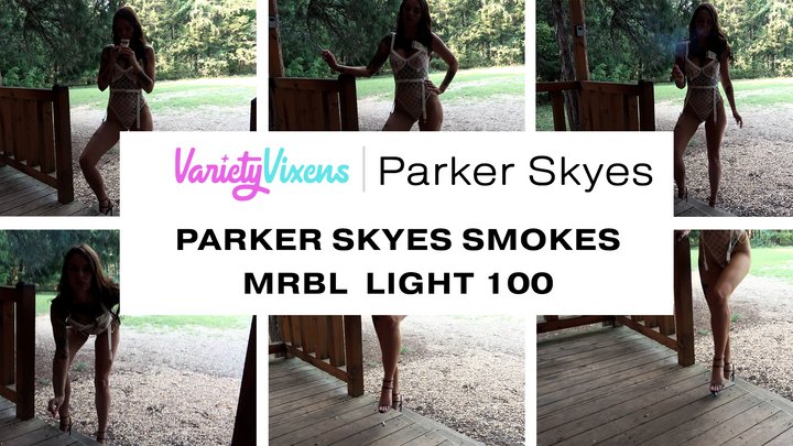 Parker Skyes Smokes Marlboro Light 100 – White Lingerie Outdoors - Heel Crushes Cork 1080HD