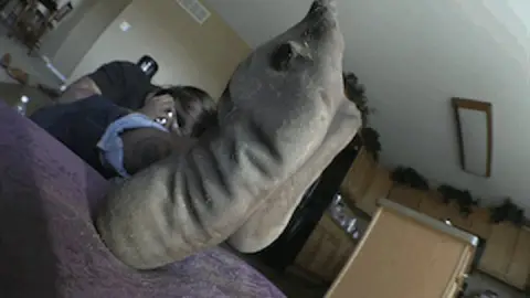 Dirty Stockinged Feet Of Kandice, 1st