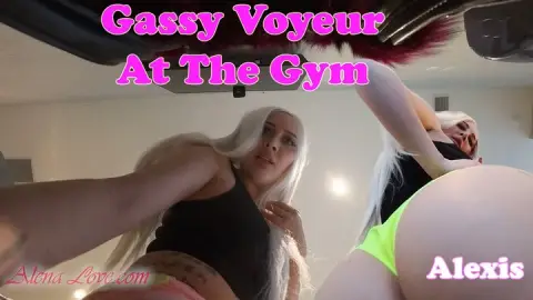 Alexis: The Gassy Voyeur At the Gym-Ass Smother Excessive Farts Stomach Rumbles Vore Talk[HD]