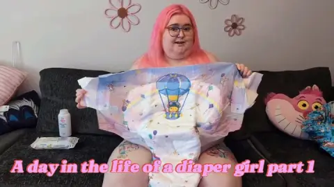 A day in the life of diaper girl Daisy (Part 1 - morning routine)