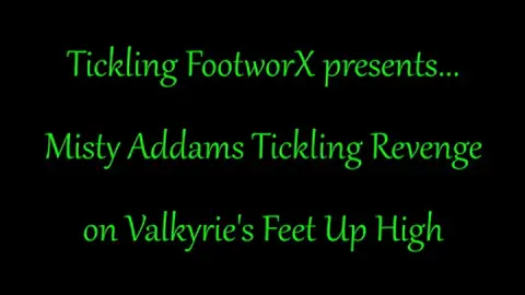 Misty Addams Tickling Revenge on Valkyrie's Feet Up High